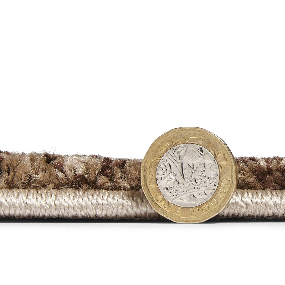 Beige & Grey Geometric Square Pattern Modern Floor Rug