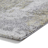 Ivory & Yellow Colour Splash Design Modern Floor Rug