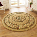 Beige Traditional Heritage High Density Luxury Floor Rug