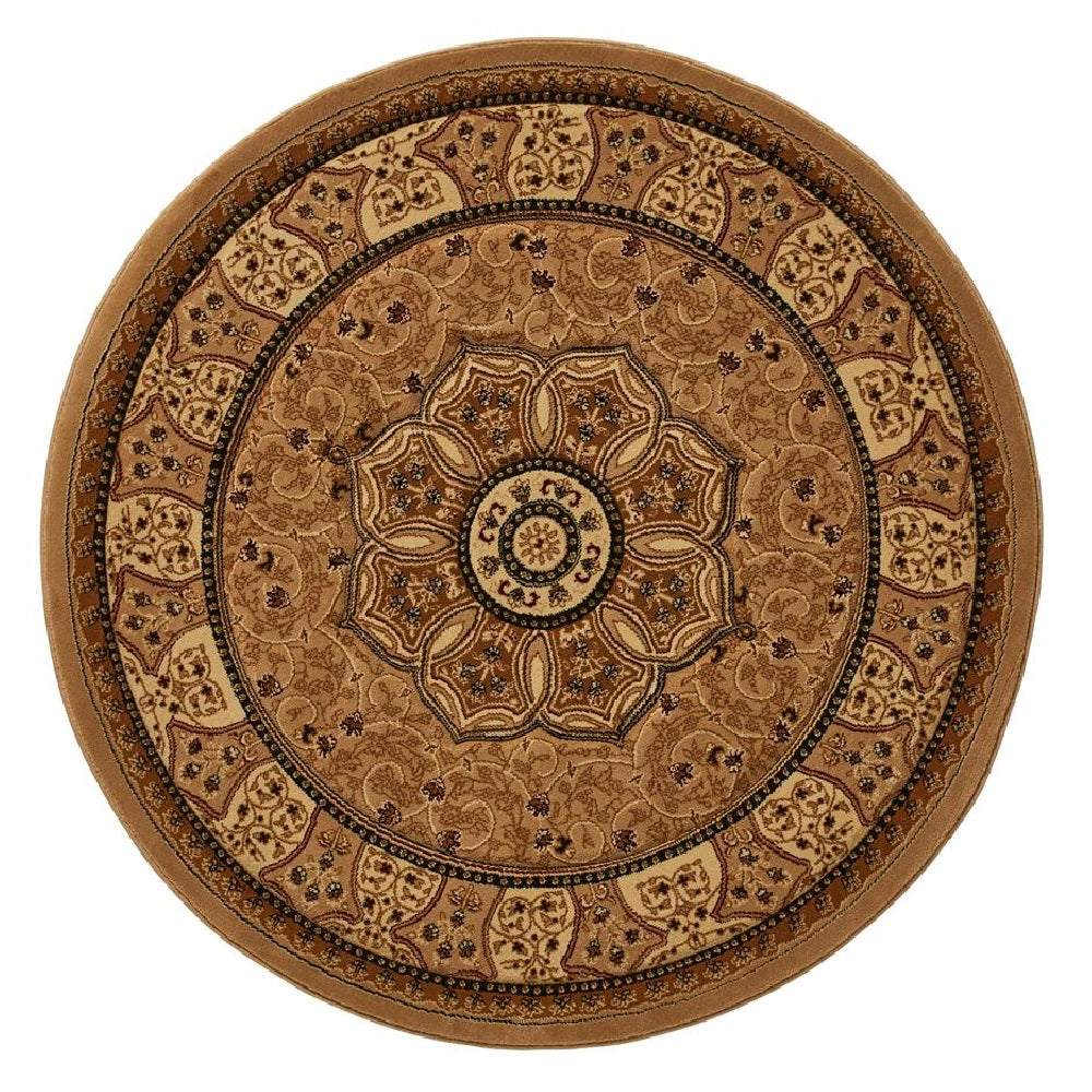 Beige Traditional Heritage High Density Luxury Floor Rug