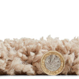 Camel Brown Super Soft Shaggy Luxury Floor Rug 5cm Long Pile