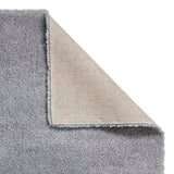 Grey Super Soft Shaggy Luxury Floor Rug 5cm Long Pile