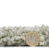 Pastel Green Super Soft Shaggy Luxury Floor Rug 5cm Long Pile