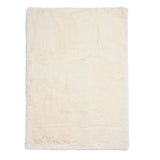 Ivory Extra Super Soft Shaggy Luxury Floor Rug 8cm Long Pile