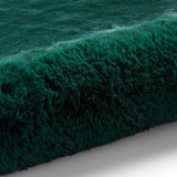 Jewel Green Extra Super Soft Shaggy Luxury Floor Rug 8cm Long Pile